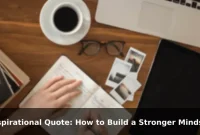 Inspirational Quote: How to Build a Stronger Mindset Every Day Inspirational Quote: How to Build a Stronger Mindset Every Day