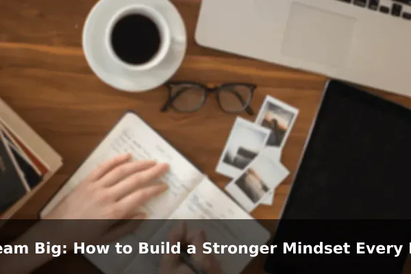 Dream Big: How to Build a Stronger Mindset Every Day