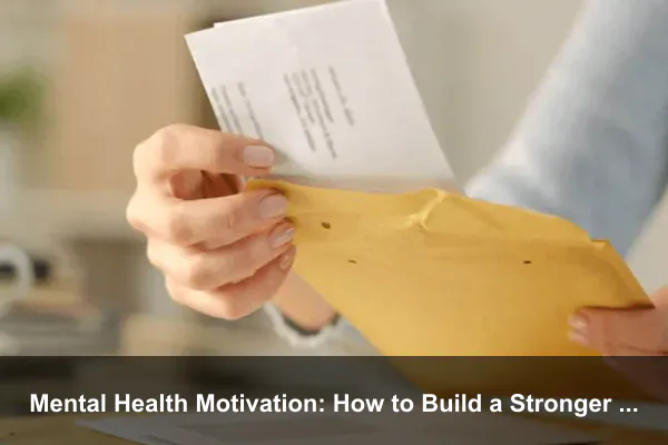 Mental Health Motivation: How to Build a Stronger Mindset Every Day